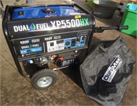 Dual Fuel XP5500HX generator, nice