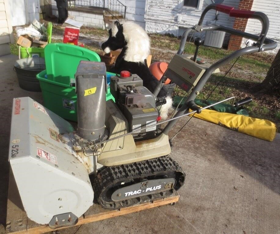 Craftsman II 5/23 snowblower on tracks