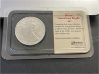 1987 American Silver Eagle Coin proof