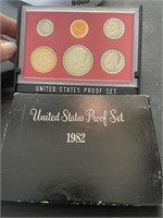 1982 US Coin Proof Set S mint Set