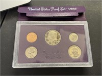 1987 US Coin Proof Set S Mint