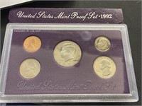 1992 US Coin Proof Set S Mint