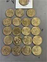 (20) $1 Dollar Coins