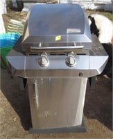 Char-Broil stainless steel propane grill w/tank
