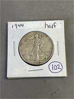 1944 Walking Liberty Half Dollar Coin