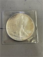 1990 Silver Walking Liberty