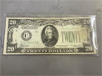 1934 $20 bill