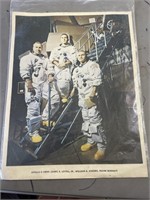 Origanal print of the Apollo 8 Crew NASA