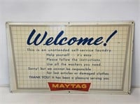1961 SST Maytag Laundromat Sign