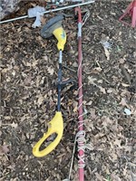 Weedeater electric weed wacker, pole saw