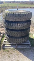Set of 4 tire and wheel 
10.00-20