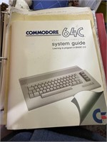 commodore 64C personal computer with manual