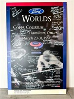 WORLDS CURLING 1996 - Collectible Copps Sign