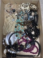 Costume jewelry necklaces and bracelets