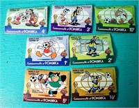 DISNEY WORLD CUP SOCCER 1982 STAMPS