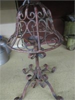 vintage Metal Candle lantern Lamp wrought iron