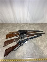 Assortment of old BB guns, total of 4