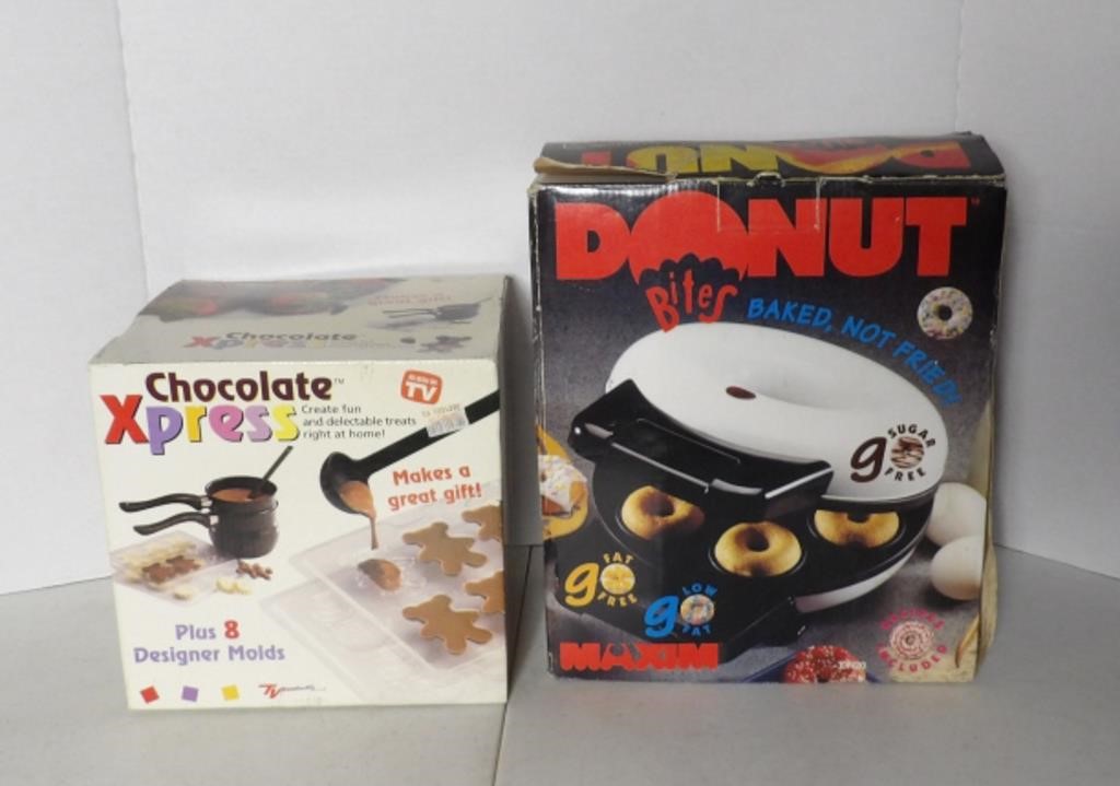 *CHOCOLATE EXPRESS AND DONUT MAKER NEW