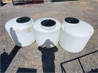 3- 150 gallon tanks