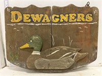 Wood sign- Dewagners