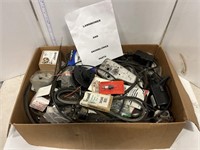 Box of lawnmower & snowblower parts