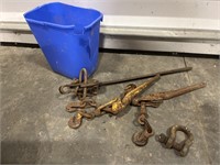 Lot- Chain binders, Clevis