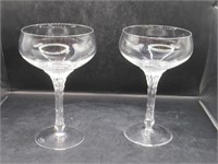 PAIR OF ROSENTHAL COCKTAIL GLASSES