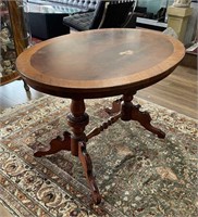 Victorian Style Oval Centre Table,