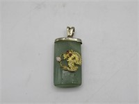 LOVELY JADE PENDANT WITH OPAL
