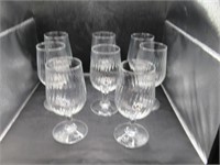 SET OF 8 STEMMED GLASSES