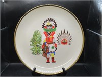 LE "MORNING" KACHINA THE COMING OF THE DAWN PLATE