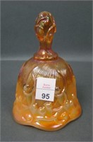 Fenton Peach Opal Lily of  the Valley Bell