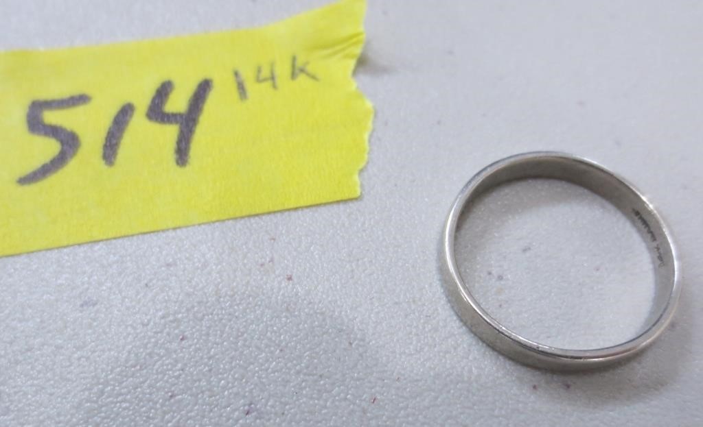 14k ring/band, 3.28 grams