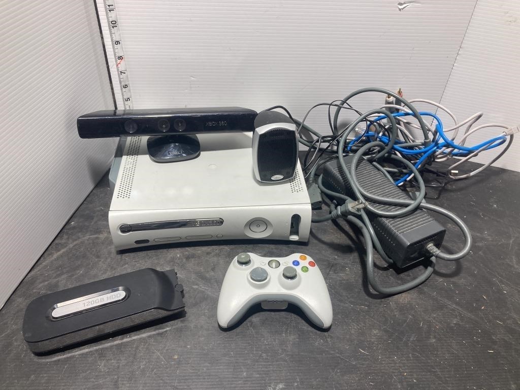 Xbox 360 with Kinect and hard drive