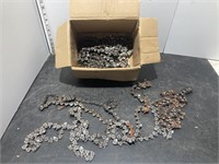 Box of chain saw chains