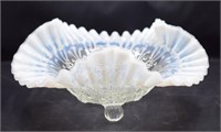 (D1) Fenton Opalescent 9" Footed Bowl