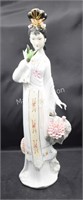 (D1) 16" Porcelain Oriental Figurine