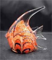 (D1) 6" Art Glass Fish Paper Weight