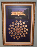 (D) U.S. Presidential Dollar Framed Display