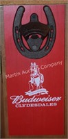 (BS) Budweiser Bottle Opener on Plaque