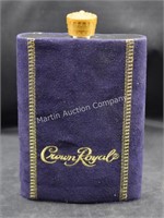 (S1) 8oz Stainless Flask w/ Crown Royal Sleeve