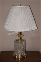 (B3) Chrystal Table Lamp - 28" tall