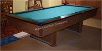 (BS) Fischer 8x4' Slate Pool Table
