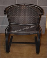 (BS) Black Wrought Iron Patio Chair