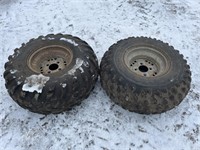 2 ATV Tires- 24X11.00