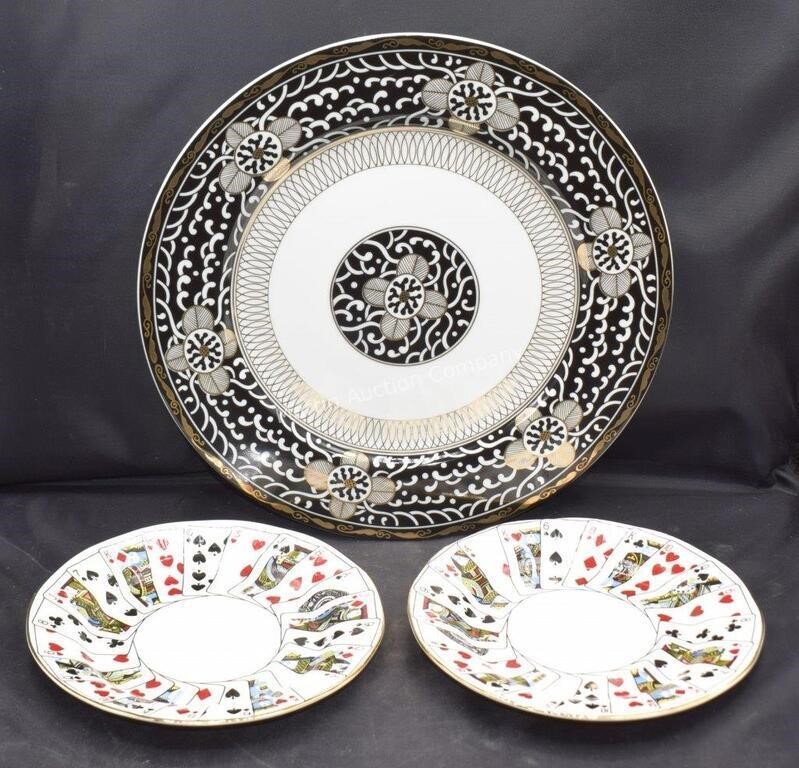 (S2) Lot of 3 Decorative China Plates