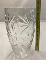 Glass Vase, Engraved