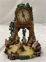 Disney The Seven Dwarfs Clock, Untested-Needs