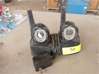 Walkie Talk Radios, Cobra, With Charger, qty 2 ea
