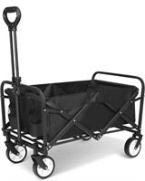 COLLAPSIBLE WAGON CARTS 27 x17IN BLACK